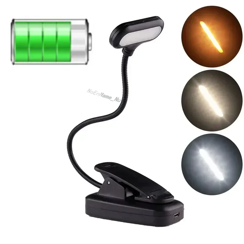 Rechargeable Book Light Mini 7 LED Reading Light 3-Level Warm Cool White Flexible Easy Clip Lamp Read Night Reading Lamp in Bed
Rechargeable Book Light Mini 7 LED Reading Light 3-Level Warm Cool White Flexible Easy Clip Lamp Read Night Reading Lamp in Bed