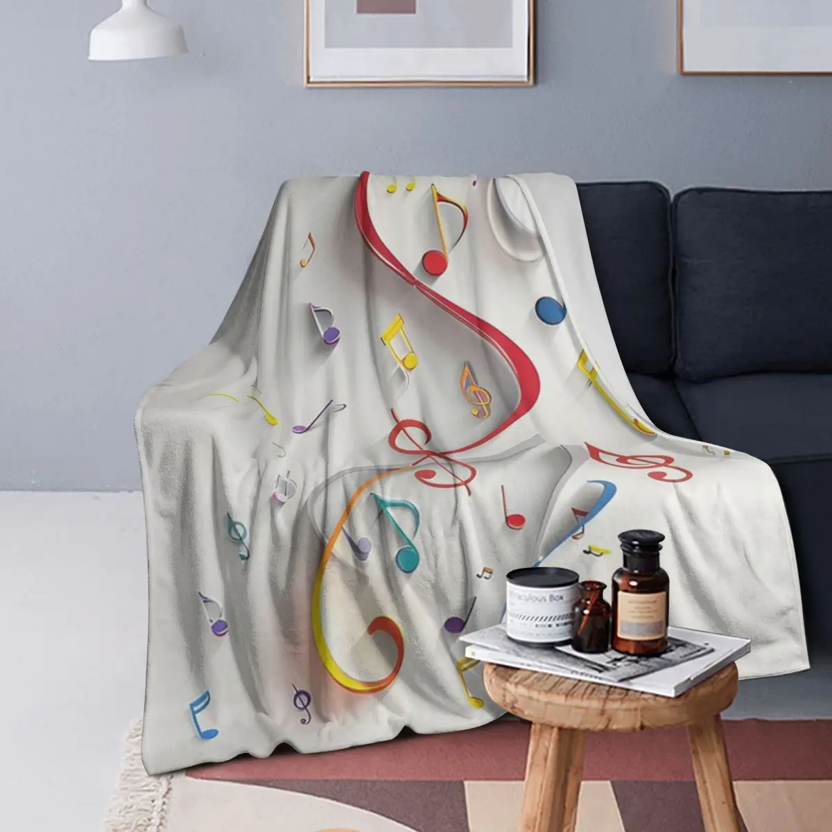 Красочное одеяло с музыкальной нотой, мягкое теплое фланелевое одеяло для кровати, гостиной, пикника, путешествий, домашнего дивана
Красочное одеяло с музыкальной нотой, мягкое теплое фланелевое одеяло для кровати, гостиной, пикника, путешествий, домашнего дивана
