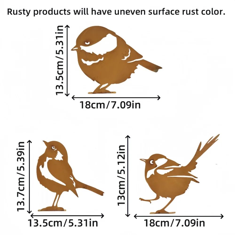 New Rustic Style Metal Birds Statue Metal Sculpture Iron Art Birds Ornament Courtyard Sculpture Outdoor Garden
New Rustic Style Metal Birds Statue Metal Sculpture Iron Art Birds Ornament Courtyard Sculpture Outdoor Garden