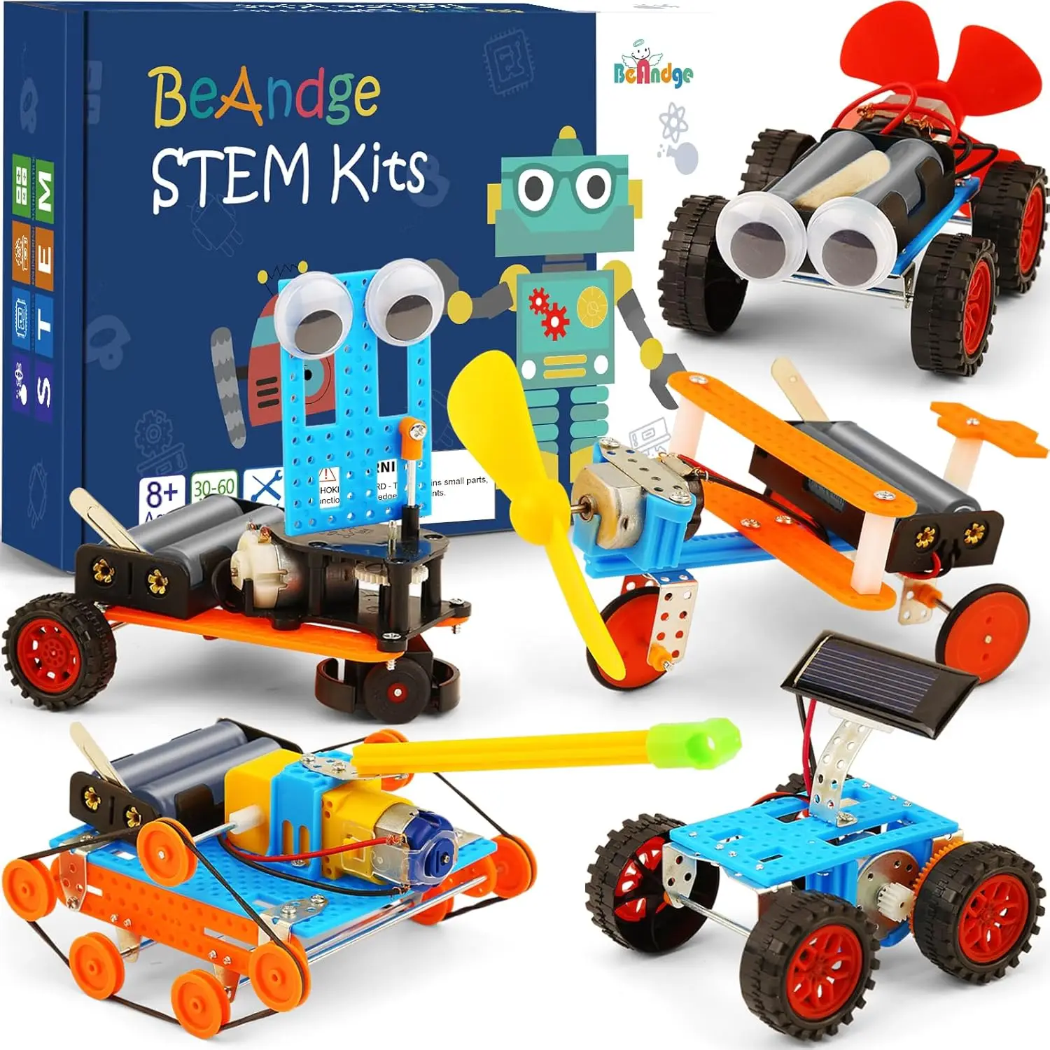 STEM Robotics Kits for Kids Ages 6-14, Educational Science Toys with Solar and Wind Powered Cars, Great Birthday Gifts
STEM Robotics Kits for Kids Ages 6-14, Educational Science Toys with Solar and Wind Powered Cars, Great Birthday Gifts