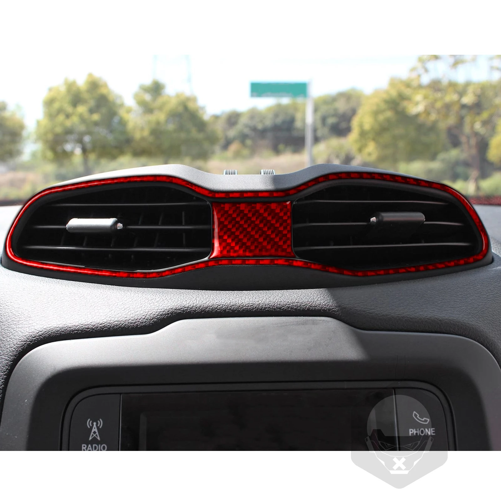 Soft Carbon Fiber Automotive Central Control Air Conditioning Vent Panel FOR JEEP RENEGADE 2014-2023 Interior Accessory Stickers
Soft Carbon Fiber Automotive Central Control Air Conditioning Vent Panel FOR JEEP RENEGADE 2014-2023 Interior Accessory Stickers