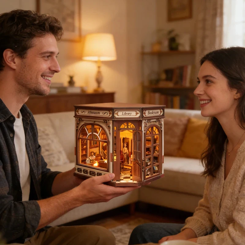 3d wooden puzzle for adults Athena's Study of Wisdom book nook with lights model kit dollhouse DIY miniature house Birthday and
3d wooden puzzle for adults Athena's Study of Wisdom book nook with lights model kit dollhouse DIY miniature house Birthday and