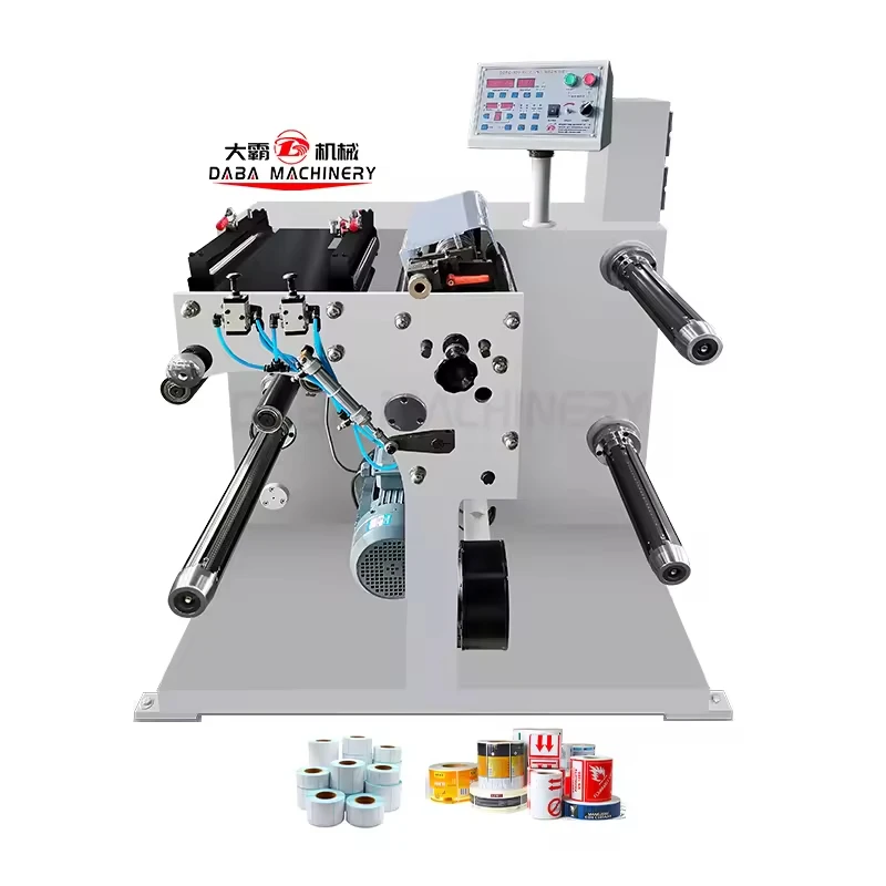 DABA Self-adhesive Slitting Machine Paper Small Roll 320mm Label Rotary Die Cutting Slitting Machine
DABA Self-adhesive Slitting Machine Paper Small Roll 320mm Label Rotary Die Cutting Slitting Machine