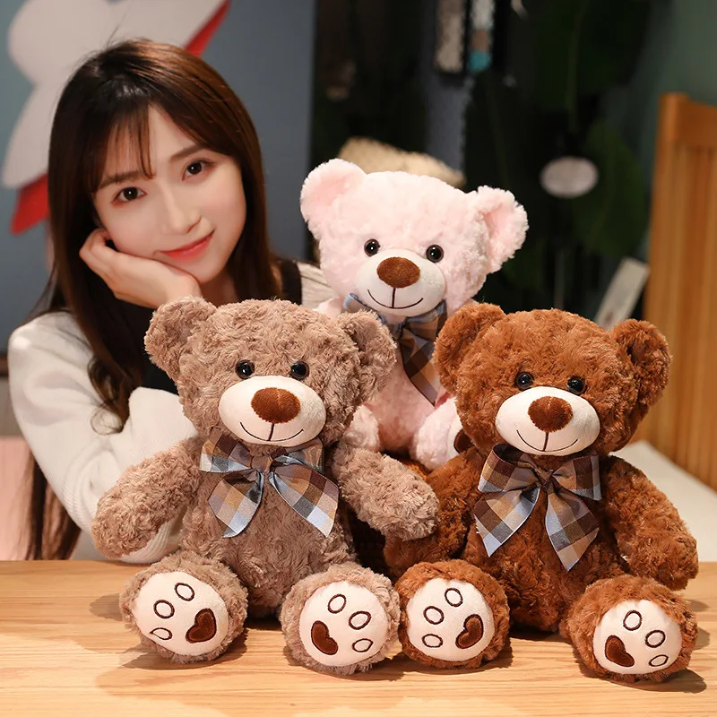 35/50/60CM Cute Classic Teddy Bear Plush Toys Kawaii Bow Tie Bear Plushie Pillow Stuffed Soft Dolls for Kids Girls Lover Gifts
35/50/60CM Cute Classic Teddy Bear Plush Toys Kawaii Bow Tie Bear Plushie Pillow Stuffed Soft Dolls for Kids Girls Lover Gifts