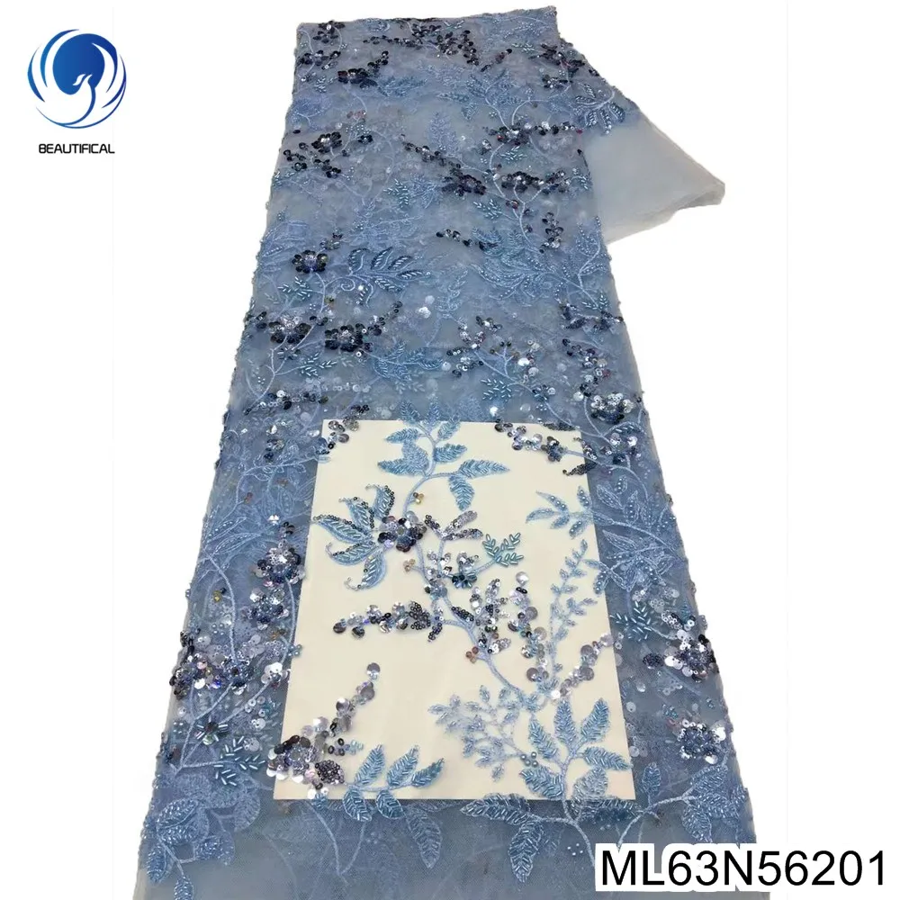 French Tulle Lace Fabric, Small Branches and Leaves Style ,Sequins with Beads Sewing ,Embroidery Women's Evening Dress ML63N562
French Tulle Lace Fabric, Small Branches and Leaves Style ,Sequins with Beads Sewing ,Embroidery Women's Evening Dress ML63N562