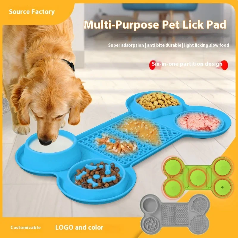 Silicone pet licking device, pet plate, dog licking mat, dog slow food mat, suction cup slow food mat
Silicone pet licking device, pet plate, dog licking mat, dog slow food mat, suction cup slow food mat