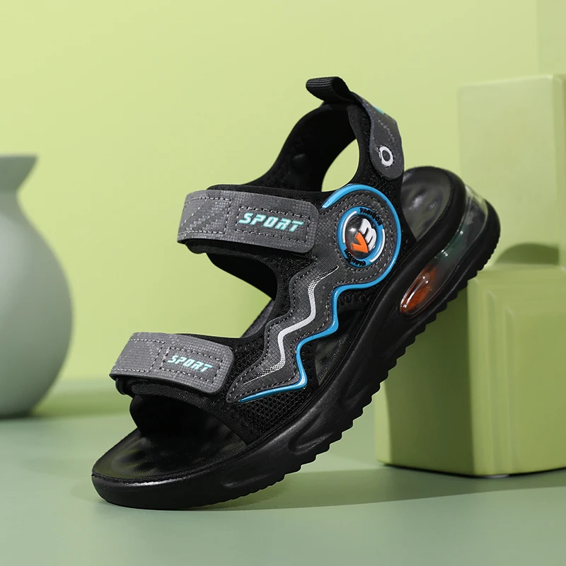 New Summer Children's Sports Sandals for Boys Soft-Soled & Comfortable Boys Beach Shoes Breathable Outdoor Kid's Footwear
New Summer Children's Sports Sandals for Boys Soft-Soled & Comfortable Boys Beach Shoes Breathable Outdoor Kid's Footwear