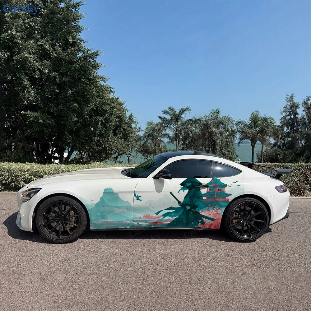 2pcs Samurai Blade & Words, Durable, Fade-resistant, Enhance Vehicle Aesthetics With Bold Artistic Design Car Vinyl Wraps
2pcs Samurai Blade & Words, Durable, Fade-resistant, Enhance Vehicle Aesthetics With Bold Artistic Design Car Vinyl Wraps