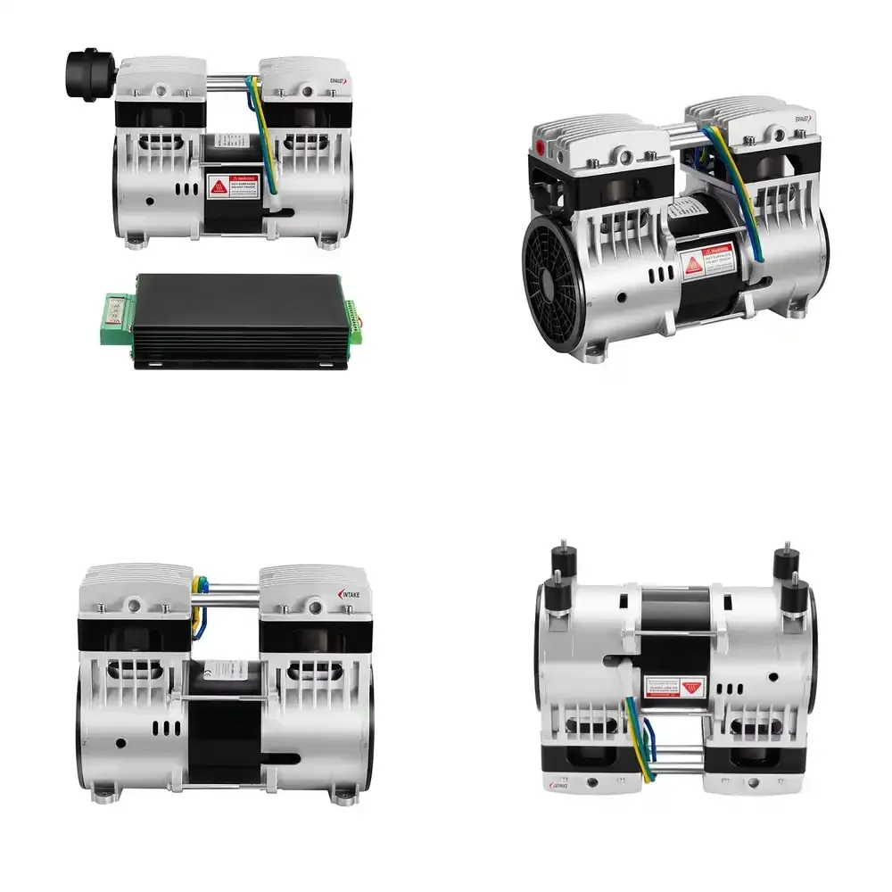 Brushless Silent Inverter Piston Air Compressor Pump 690W DC12V DC24V Portable 1HP Oil-Free Motor for Home Garage Workshop
Brushless Silent Inverter Piston Air Compressor Pump 690W DC12V DC24V Portable 1HP Oil-Free Motor for Home Garage Workshop