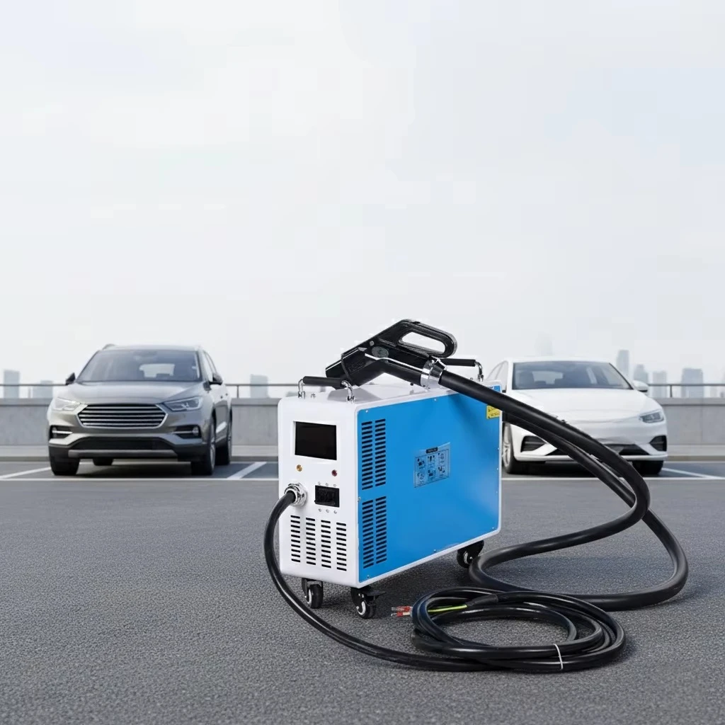 Upgraded 40KW 260-475V Portable DC EV Charger with 4.3" Screen for Outdoor Use 60A IP43 Mobile EV Charging Station for Saudi
Upgraded 40KW 260-475V Portable DC EV Charger with 4.3" Screen for Outdoor Use 60A IP43 Mobile EV Charging Station for Saudi