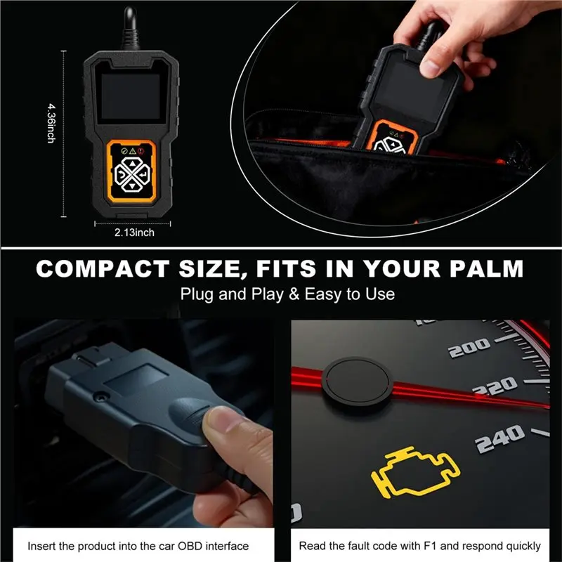 Car Fault Code Scanner 2PCS OBD2 Diagnostic Tool Code Reader, Engine Voltage Tester
Car Fault Code Scanner 2PCS OBD2 Diagnostic Tool Code Reader, Engine Voltage Tester