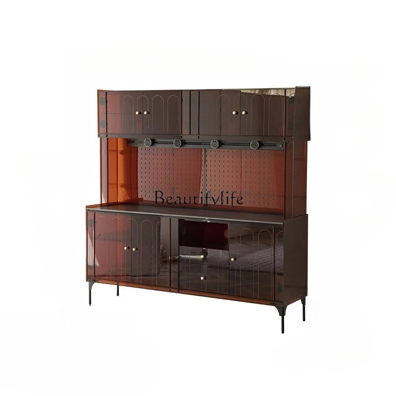 Integrated wall large dining side cabinet light French acrylic light luxury medium antique storage floor high wine cabinet
Integrated wall large dining side cabinet light French acrylic light luxury medium antique storage floor high wine cabinet