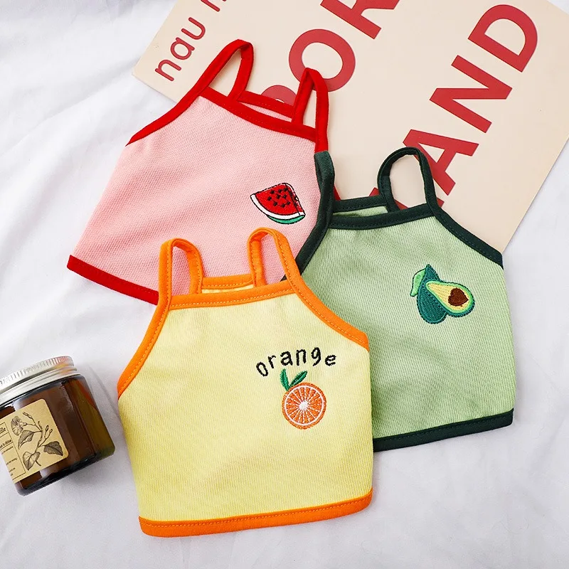 Summer Dog Vest Fruit Print Puppy Clothes Cool Comfort Teddy Clothing Pet Anti-shedding Clothes Yorkshire Two Legs T-Shirt
Summer Dog Vest Fruit Print Puppy Clothes Cool Comfort Teddy Clothing Pet Anti-shedding Clothes Yorkshire Two Legs T-Shirt