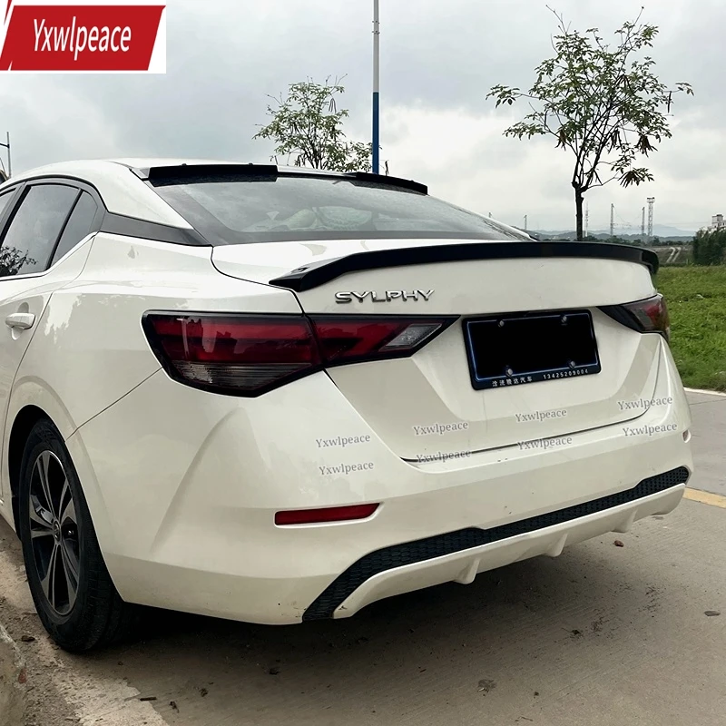 For Nissan Sentra SYLPHY Spoiler 2019 2020 2021 2022 High Quality ABS Plastic Unpainted Color Rear Trunk Lip Spoiler Car Styling
For Nissan Sentra SYLPHY Spoiler 2019 2020 2021 2022 High Quality ABS Plastic Unpainted Color Rear Trunk Lip Spoiler Car Styling