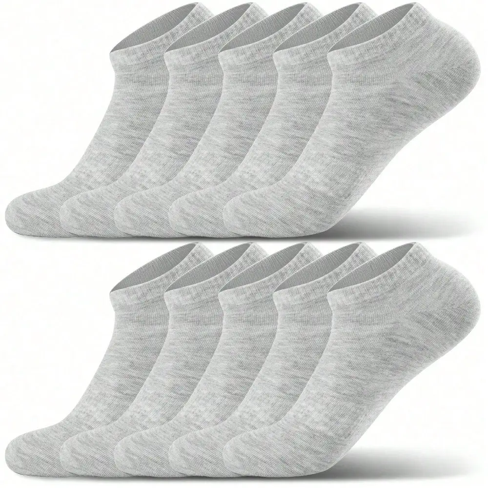 10 Pairs Of Men's Sports Socks, Moisture Wicking Breathable Short Low-Top Design, CottonLightweight And Breathable Not Stuffy Feet, Suitable For Sports And Casual Daily Wear, ThreeColors Available (Black/White/Gray)
10 Pairs Of Men's Sports Socks, Moisture Wicking Breathable Short Low-Top Design, CottonLightweight And Breathable Not Stuffy Feet, Suitable For Sports And Casual Daily Wear, ThreeColors Available (Black/White/Gray)