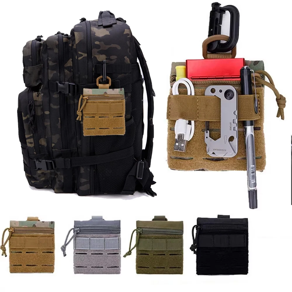 Tactical Micro Molle Pouch with Hook and Loop D Buckle Portable Storage Bag Wallet EDC Tools Hunting Vest Bag Accessory Pouch
Tactical Micro Molle Pouch with Hook and Loop D Buckle Portable Storage Bag Wallet EDC Tools Hunting Vest Bag Accessory Pouch