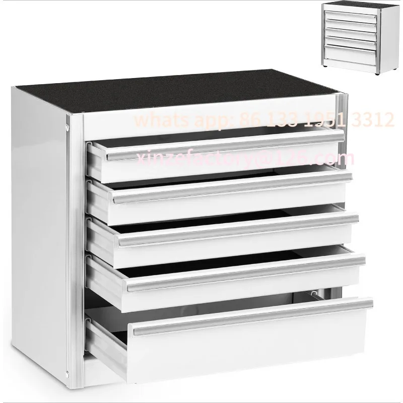 Customizable Mini White Tool Box, , Small Tool Case Portable 5-Drawer Micro Roll Cab Steel Stackable With Liner
Customizable Mini White Tool Box, , Small Tool Case Portable 5-Drawer Micro Roll Cab Steel Stackable With Liner