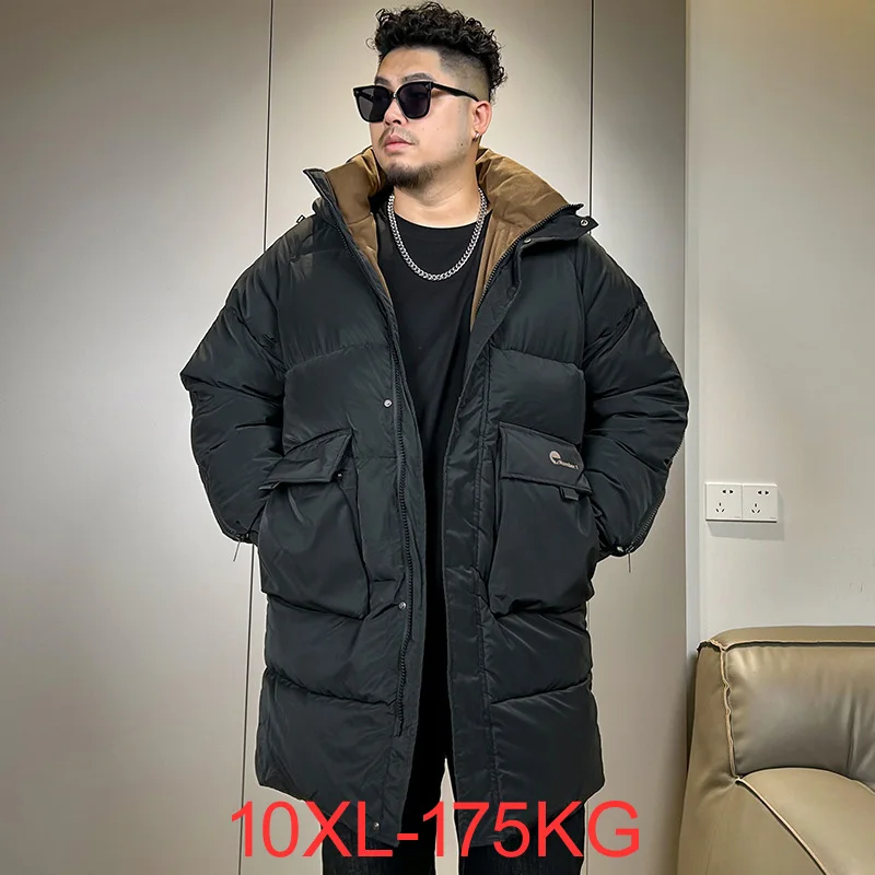 10XL long section of the large size Parkas clothing men winter new thickened warm jacket cold cotton-padded jacket tide 175kg
10XL long section of the large size Parkas clothing men winter new thickened warm jacket cold cotton-padded jacket tide 175kg