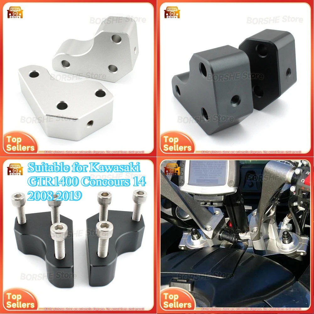 2026 Motorcycle Handlebar Riser Block Kit Suitable for Kawasaki GTR1400 Concours 14 2008 2019 Adjustable Stem Mount for Enhanced
2026 Motorcycle Handlebar Riser Block Kit Suitable for Kawasaki GTR1400 Concours 14 2008 2019 Adjustable Stem Mount for Enhanced
