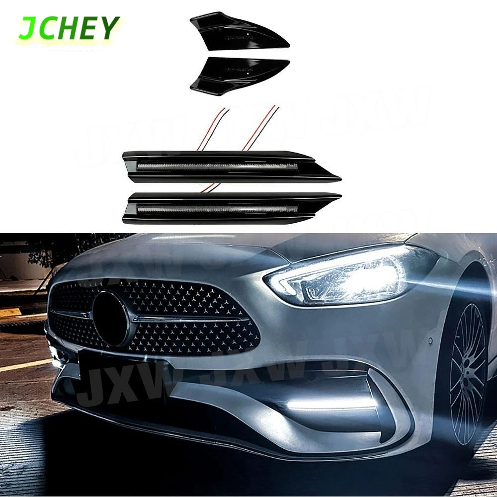 JCHEY ABS Gloss Black Car Front Bumper Side Splitters Apron Fog Lamp Light For Benz C Class W206 C200 C300 C43 For AMG 2022 +
JCHEY ABS Gloss Black Car Front Bumper Side Splitters Apron Fog Lamp Light For Benz C Class W206 C200 C300 C43 For AMG 2022 +