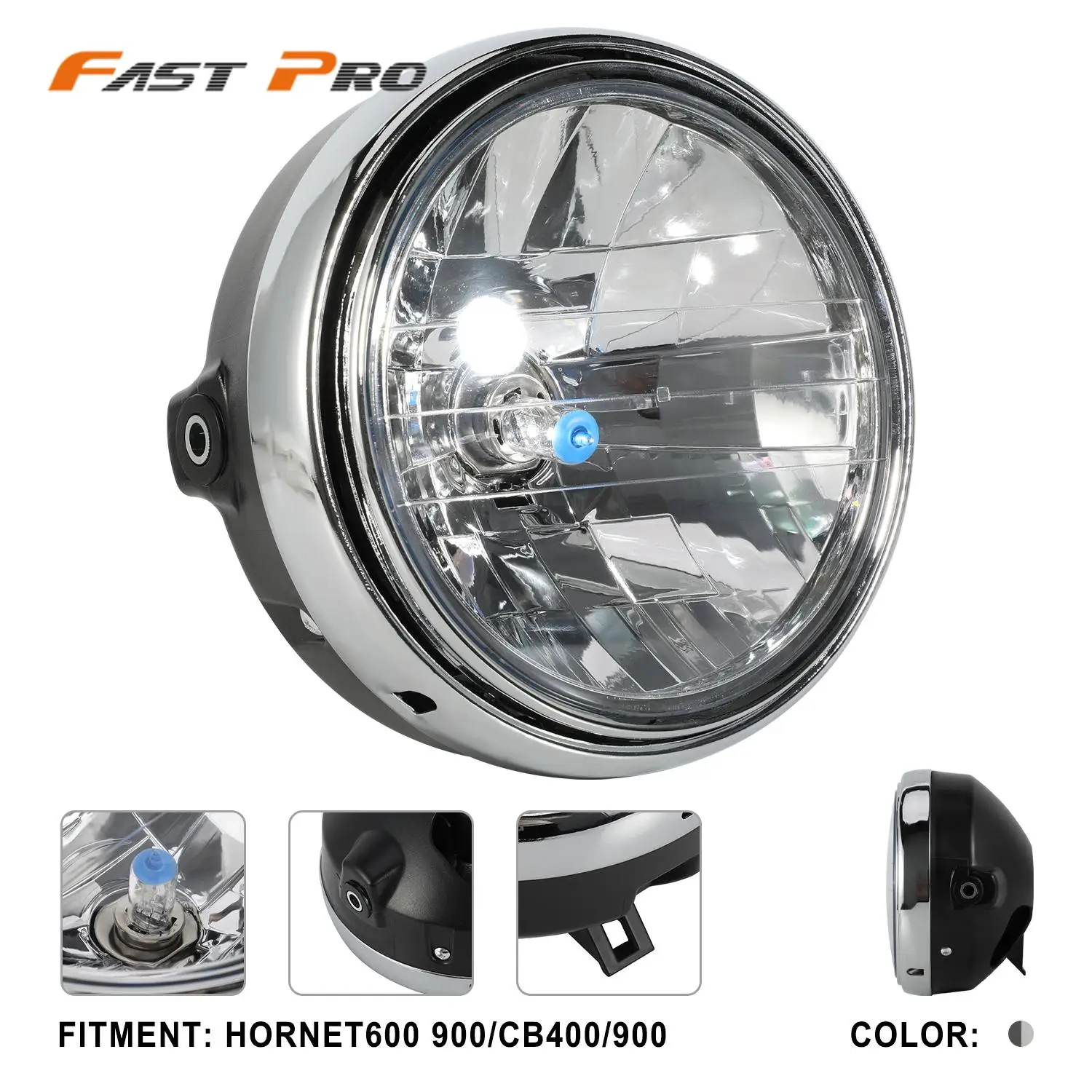 Motorcycle Head Light LED Headlamp Scooter Accessories Fog Lights Motor Spotlight For HONDA HORNET600 900 CB400 900 Street Bike
Motorcycle Head Light LED Headlamp Scooter Accessories Fog Lights Motor Spotlight For HONDA HORNET600 900 CB400 900 Street Bike