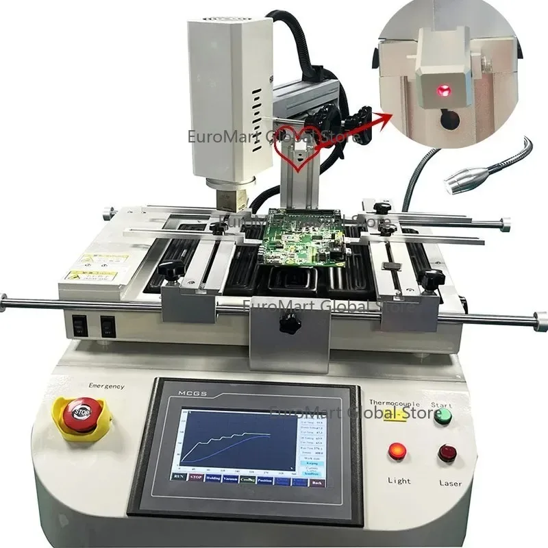 Автоматический станок для ремонта BGA LV-06, промышленное оборудование для пайки SMD, микросхем, чипов, печатных плат с двигателем и основными компонентами
Автоматический станок для ремонта BGA LV-06, промышленное оборудование для пайки SMD, микросхем, чипов, печатных плат с двигателем и основными компонентами