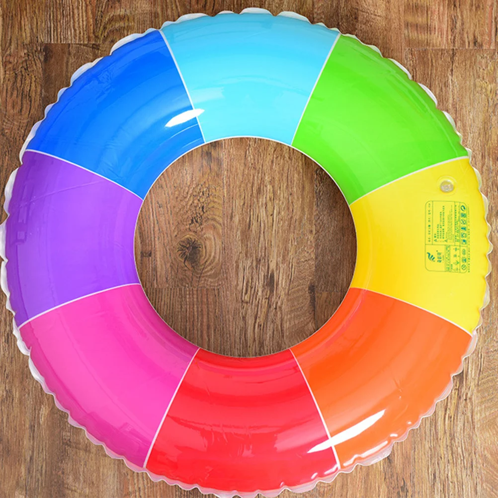 80cm Inflatable Rainbow Swimming Ring Easy Inflate Deflate Safe Practical Accessory for Pool Beach Lake Adults Children
80cm Inflatable Rainbow Swimming Ring Easy Inflate Deflate Safe Practical Accessory for Pool Beach Lake Adults Children