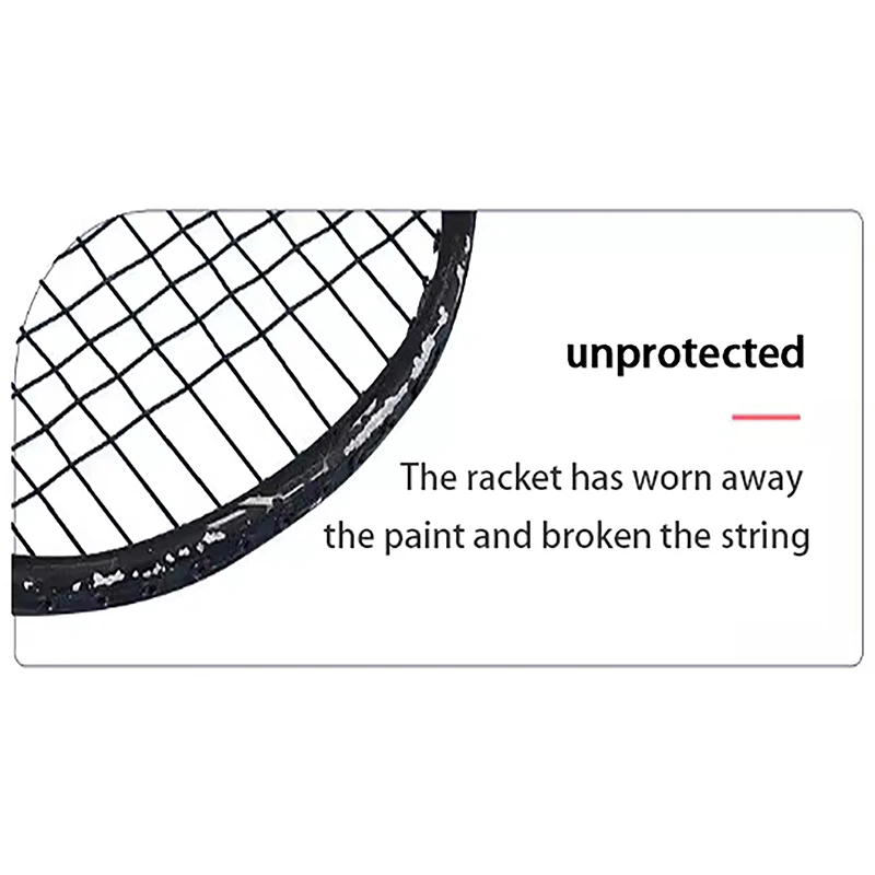【ST】Badminton Racket Protection Sticker With Full Frame Anti-Collision Strip, Racket Head Protection Wire
【ST】Badminton Racket Protection Sticker With Full Frame Anti-Collision Strip, Racket Head Protection Wire