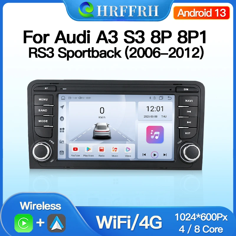 7" Android For Audi A3 S3 8P 8P1 RS3 Sportback 2006-2012 Auto Radio Carplay Car Multimedia RDS GPS Autoradio Voice 8 Core 2din
7" Android For Audi A3 S3 8P 8P1 RS3 Sportback 2006-2012 Auto Radio Carplay Car Multimedia RDS GPS Autoradio Voice 8 Core 2din