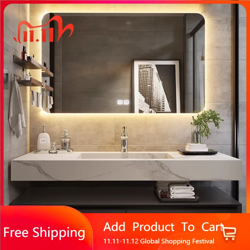 Light Luxury Rock Bathroom Cabinet Smart Wall Vertical Mirror Minimalist Bathroom Vanity Storage Armario Para Banheiro Furniture
Light Luxury Rock Bathroom Cabinet Smart Wall Vertical Mirror Minimalist Bathroom Vanity Storage Armario Para Banheiro Furniture