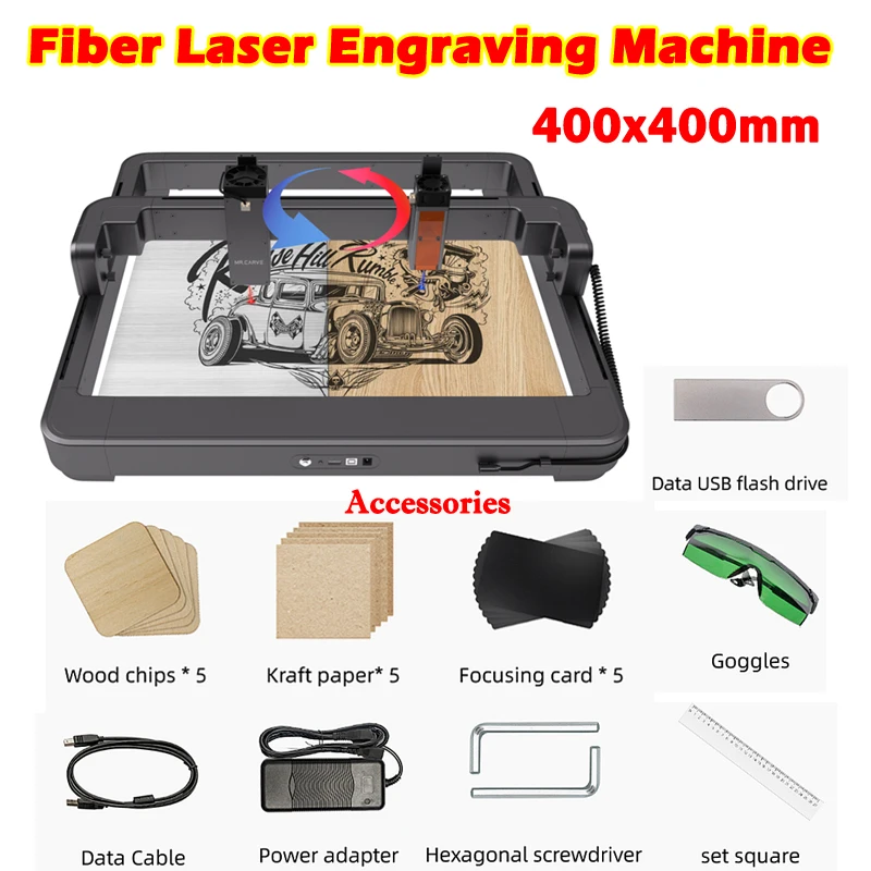 LY Laser Marking Engraver Red and Blue Laser Heads for Metal Paper Glass Plastic Leather Woodworking Cutting Machine 400x400mm
LY Laser Marking Engraver Red and Blue Laser Heads for Metal Paper Glass Plastic Leather Woodworking Cutting Machine 400x400mm