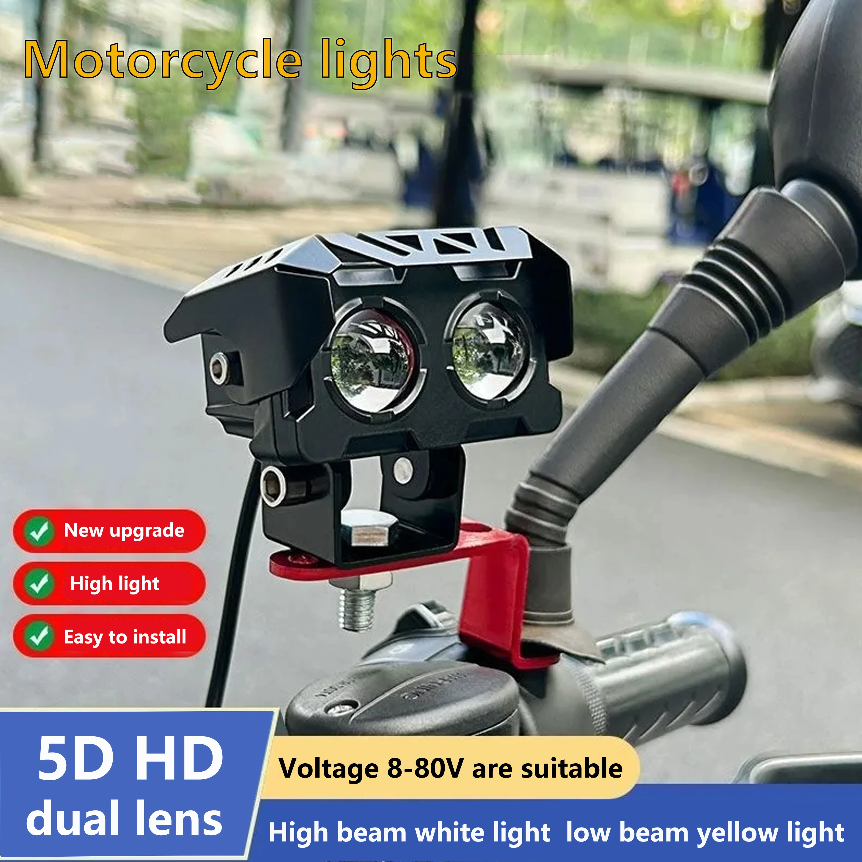 12W Motorcycle LED mini Lens Spotlight Double color Spotlight Motorcycles Auxiliary Fog Lamp motorcycle accessories light
12W Motorcycle LED mini Lens Spotlight Double color Spotlight Motorcycles Auxiliary Fog Lamp motorcycle accessories light