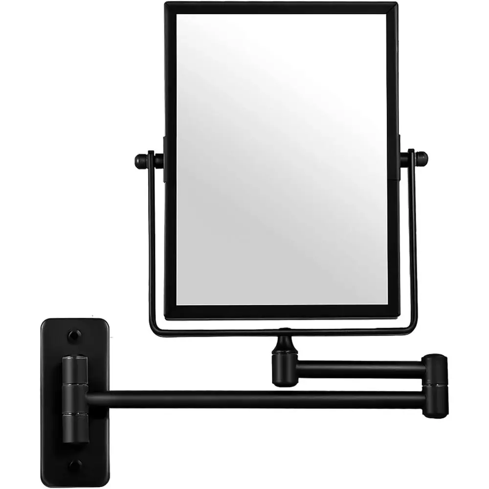 3X Magniied Wall Mounted Mirror, Recular 8x6 Inch with Exble Arm | Double-Sided Swivel Bathroom Shaving Vanity Mirror
3X Magniied Wall Mounted Mirror, Recular 8x6 Inch with Exble Arm | Double-Sided Swivel Bathroom Shaving Vanity Mirror