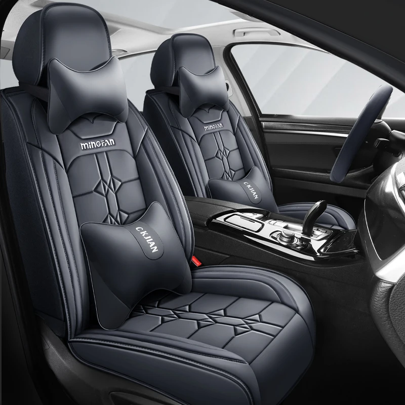 5PCS Universal Full Set Car Seat Covers PU Leather Four Season Auto Interior Accessories Fit Most Sedan Suv Pick-up Truck Seat
5PCS Universal Full Set Car Seat Covers PU Leather Four Season Auto Interior Accessories Fit Most Sedan Suv Pick-up Truck Seat