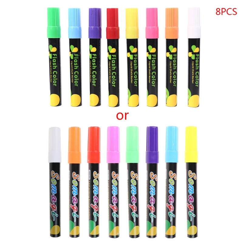 2022 New 8 Colors Highlighter Fluorescent Liquid Chalk Marker Neon Pen For LED Writing Bo
2022 New 8 Colors Highlighter Fluorescent Liquid Chalk Marker Neon Pen For LED Writing Bo