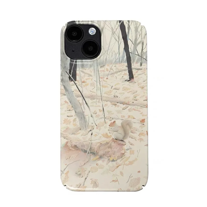 INS Autumn Maple Leaf Cute Squirrel Case for IPhone 16E 15 14 13 12 11 Pro Max X XS XR XSMax 7 8 Plus Glossy Film Hard PC Cover
INS Autumn Maple Leaf Cute Squirrel Case for IPhone 16E 15 14 13 12 11 Pro Max X XS XR XSMax 7 8 Plus Glossy Film Hard PC Cover