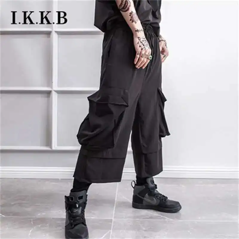 New Men's Pants Stretch-Fit Hip-Hop Dark Ninja 2-Piece Functional Overalls Fake Harem Casual Pants Hipster
New Men's Pants Stretch-Fit Hip-Hop Dark Ninja 2-Piece Functional Overalls Fake Harem Casual Pants Hipster