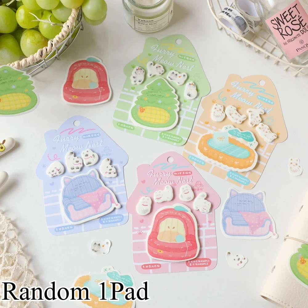 30Sheets/Pad Cartoon Cat Animals Memo Pad Sticky Notes Memo Notebook Stationery School Supplies Stationery
30Sheets/Pad Cartoon Cat Animals Memo Pad Sticky Notes Memo Notebook Stationery School Supplies Stationery
