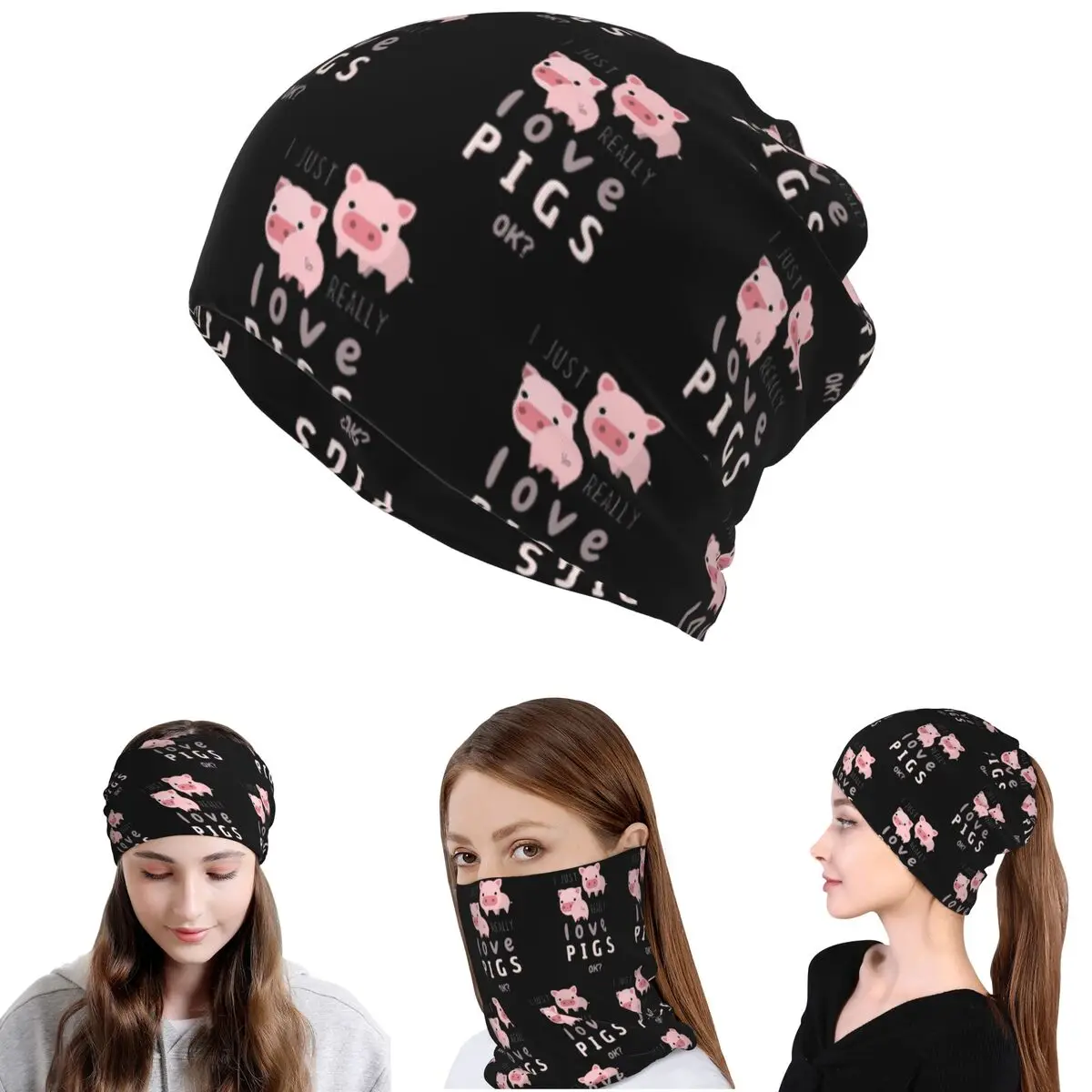 Funny Pigs For Pig Lovers Bandana Neck Gaiter Wrap Scarf Multifunction Balaclava Beanies Hat Unisex Adult Windproof
Funny Pigs For Pig Lovers Bandana Neck Gaiter Wrap Scarf Multifunction Balaclava Beanies Hat Unisex Adult Windproof