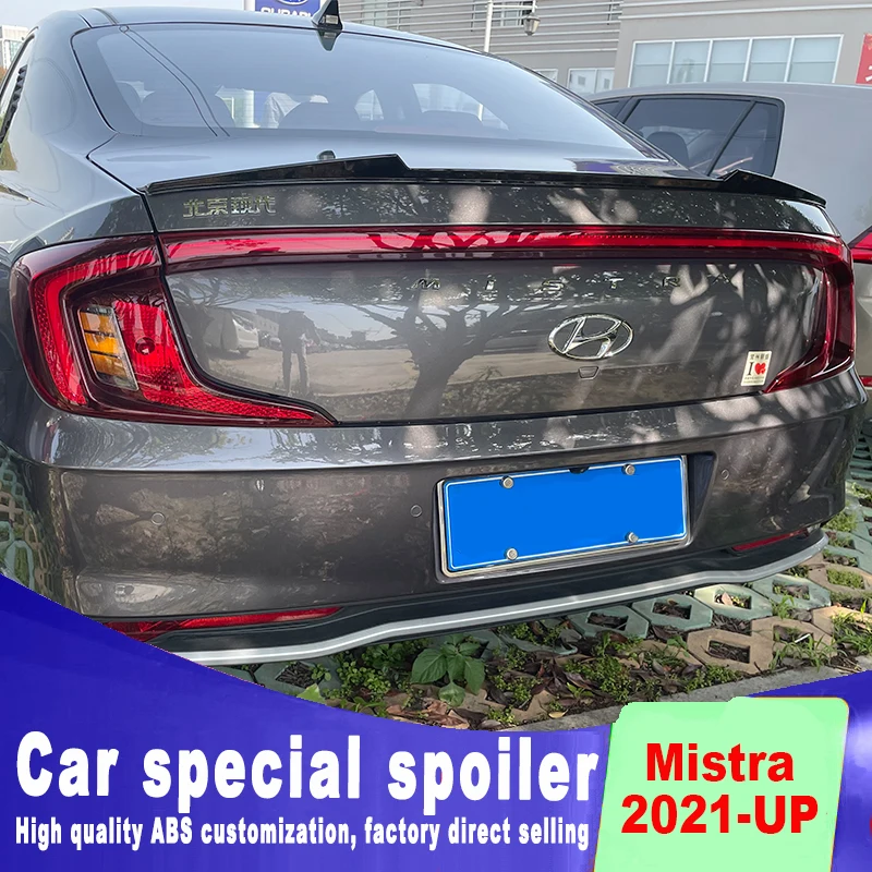 Новинка 2021, спойлер для Hyundai Mistra, высококачественный спойлер из АБС-пластика, блестящий черный цвет из углеродного волокна
Новинка 2021, спойлер для Hyundai Mistra, высококачественный спойлер из АБС-пластика, блестящий черный цвет из углеродного волокна