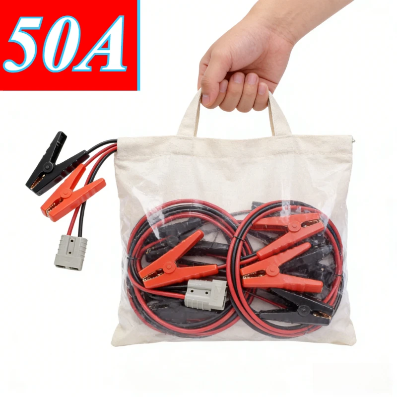 10AWG 50A Plug to 100mm Alligator Clips Connectors F Forklift Charging Battery Extension Cord Quick-Release Connector Clip
10AWG 50A Plug to 100mm Alligator Clips Connectors F Forklift Charging Battery Extension Cord Quick-Release Connector Clip