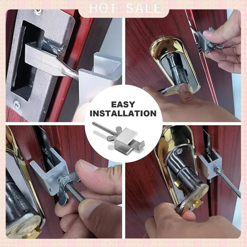 24-Hour Delivery Upgraded Portable Door Lock, Heavy Duty Metal Door Locker For Extra Home Security, Adjustable Travel Door Secur
24-Hour Delivery Upgraded Portable Door Lock, Heavy Duty Metal Door Locker For Extra Home Security, Adjustable Travel Door Secur