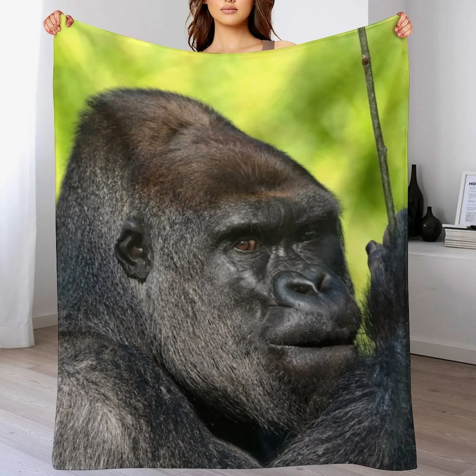 Silverback Throw Blanket Ultra Soft Flannel Fleece Blanket for All Seasons
Silverback Throw Blanket Ultra Soft Flannel Fleece Blanket for All Seasons