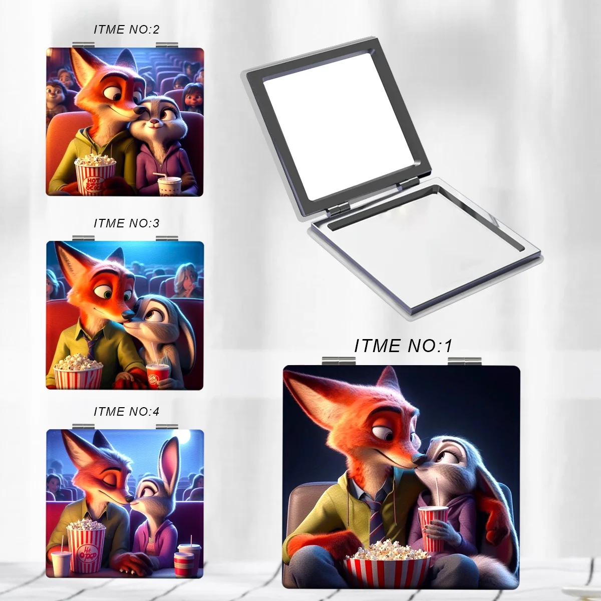 Kawaii Disney Judy Hopps Mirror Cute Anime Nick Wilde Print Makeup Mirror Cartoon Girl Portable Fold Mirror Girls Gifts
Kawaii Disney Judy Hopps Mirror Cute Anime Nick Wilde Print Makeup Mirror Cartoon Girl Portable Fold Mirror Girls Gifts