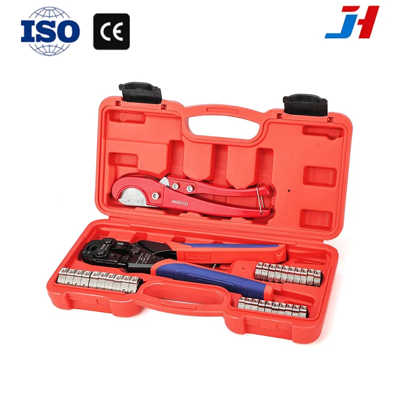 JH Clamp Tool Kit for 3/8-in, 1/2-in, 3/4-in, 1-in PEX Clamp Cinch & Removal, c/w 1/2''(20 Pack) and 3/4''(10 Pack) PEX
JH Clamp Tool Kit for 3/8-in, 1/2-in, 3/4-in, 1-in PEX Clamp Cinch & Removal, c/w 1/2''(20 Pack) and 3/4''(10 Pack) PEX