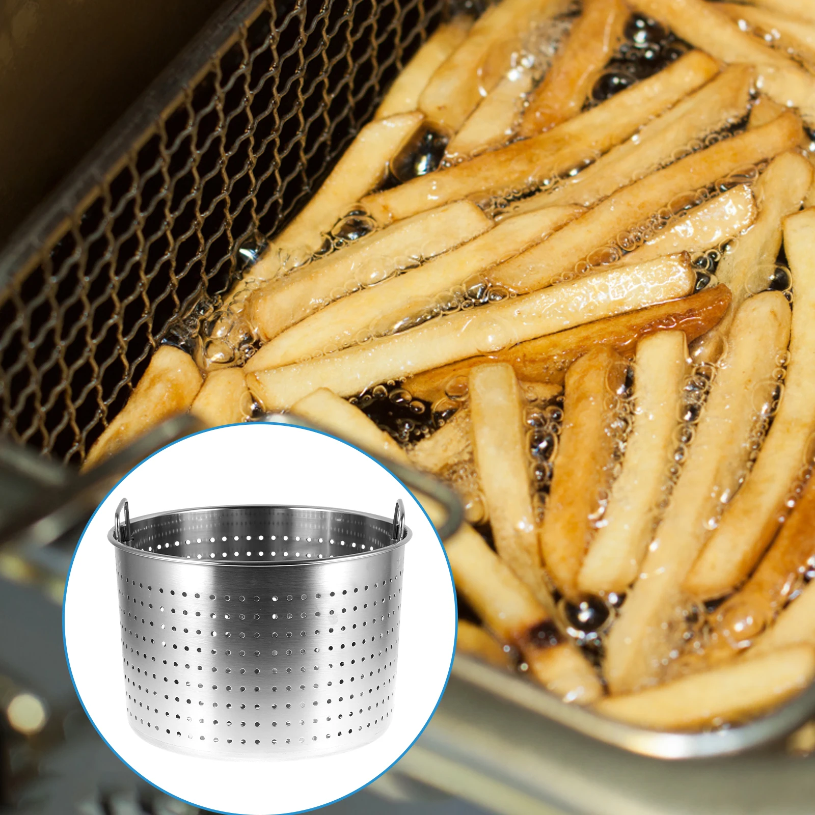 Stainless Steel Filter Barrel Boil Basket Cooking Easy Clean Multipurpose Crawfish Pot Strainer Kitchen
Stainless Steel Filter Barrel Boil Basket Cooking Easy Clean Multipurpose Crawfish Pot Strainer Kitchen