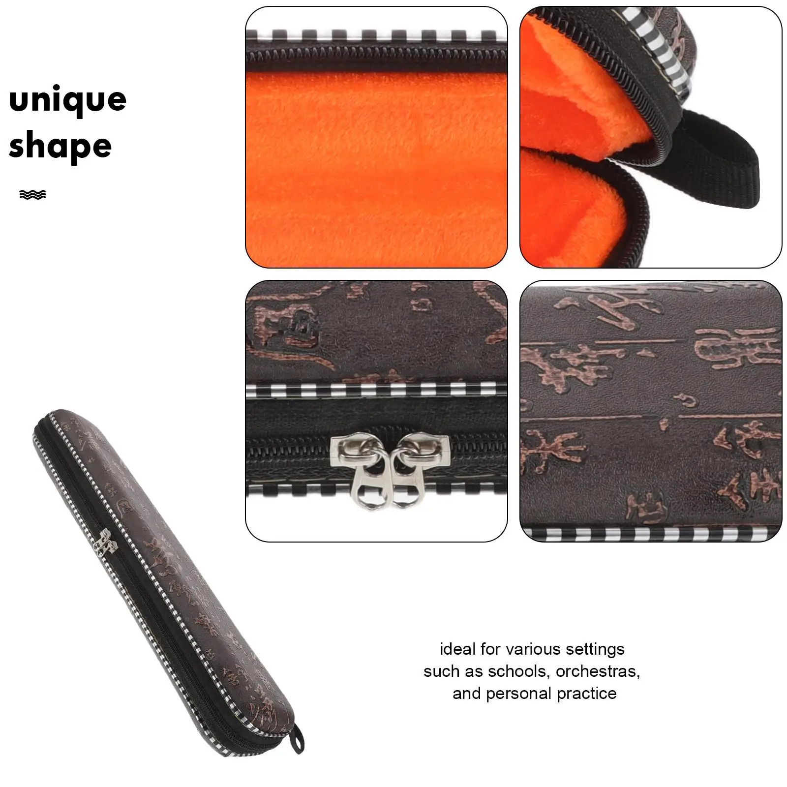 Flute Case Cover Bag with Strap Carrying Instrument Storage Handbag Musical Bamboo
Flute Case Cover Bag with Strap Carrying Instrument Storage Handbag Musical Bamboo