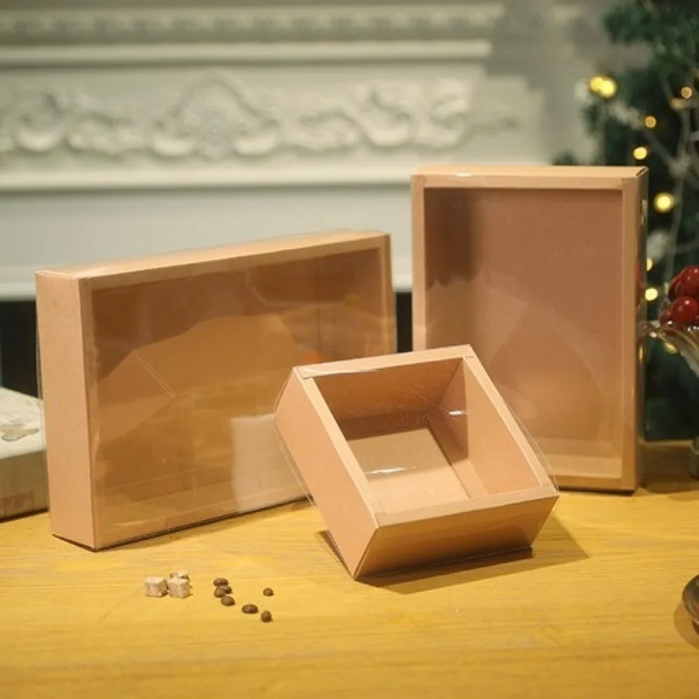 10PCS/SET Clear Window Kraft Gift Box Reusable Foldable Drawer Gift Box DIY Hardcore Gift Packaging Box Birthday Gift
10PCS/SET Clear Window Kraft Gift Box Reusable Foldable Drawer Gift Box DIY Hardcore Gift Packaging Box Birthday Gift
