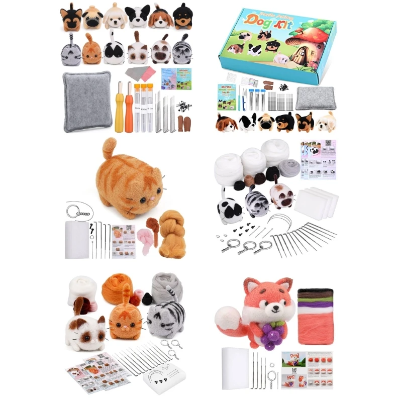 Animal Needle Felting Supplies Kits with Tools for Beginner, Needle Felting Set, Needle Felting Supplies Kits with Tools
Animal Needle Felting Supplies Kits with Tools for Beginner, Needle Felting Set, Needle Felting Supplies Kits with Tools