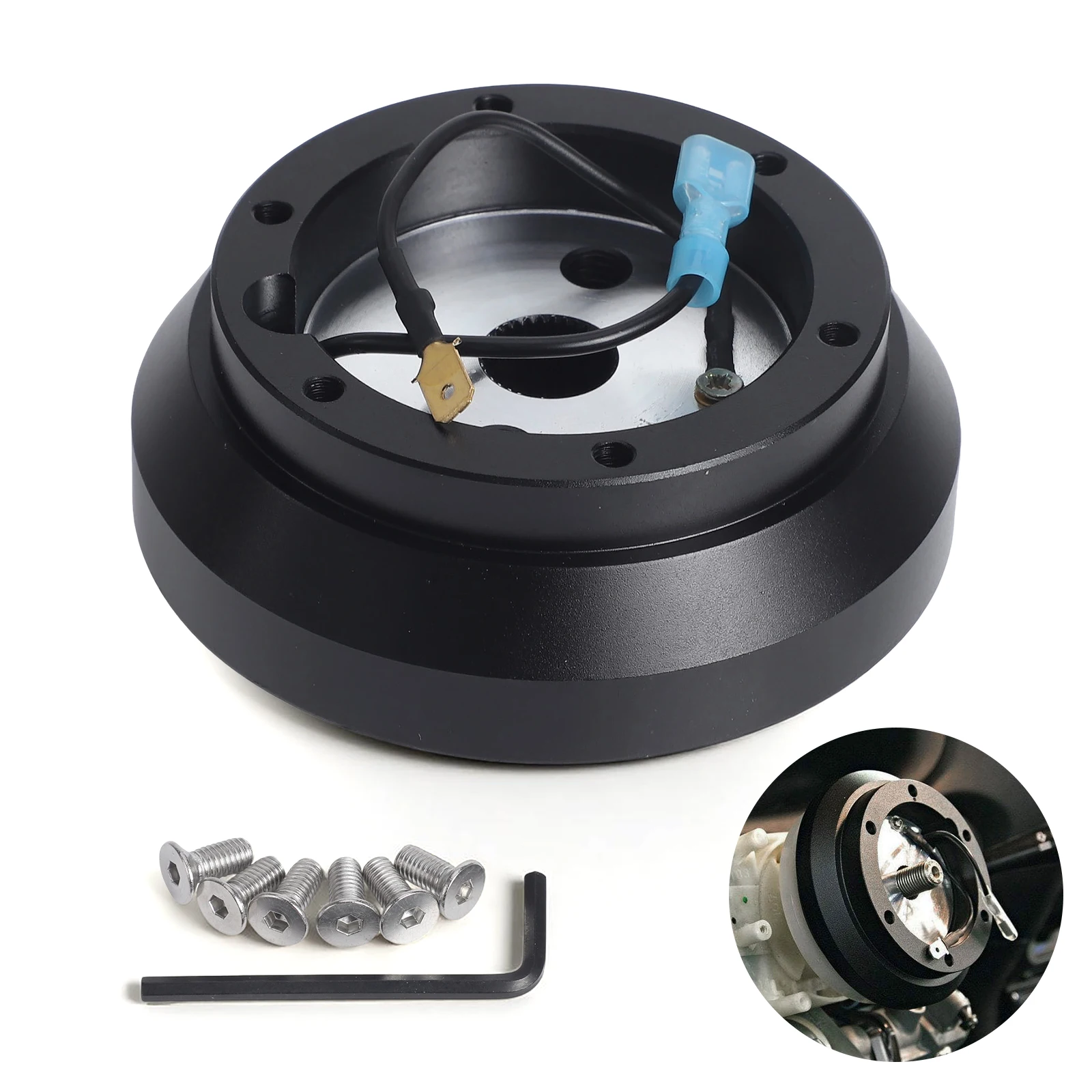 1 PC Racing Car 140H Short Hub Steering Wheel Adapter Fit For Pickup/Nissan 200sx /Altima/Pulsar/Maxima/300zx/Tita/Sentra Black
1 PC Racing Car 140H Short Hub Steering Wheel Adapter Fit For Pickup/Nissan 200sx /Altima/Pulsar/Maxima/300zx/Tita/Sentra Black